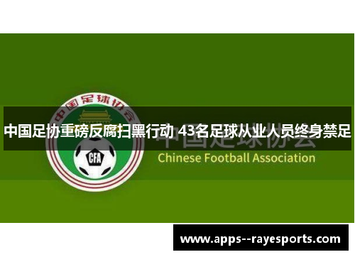 中国足协重磅反腐扫黑行动 43名足球从业人员终身禁足